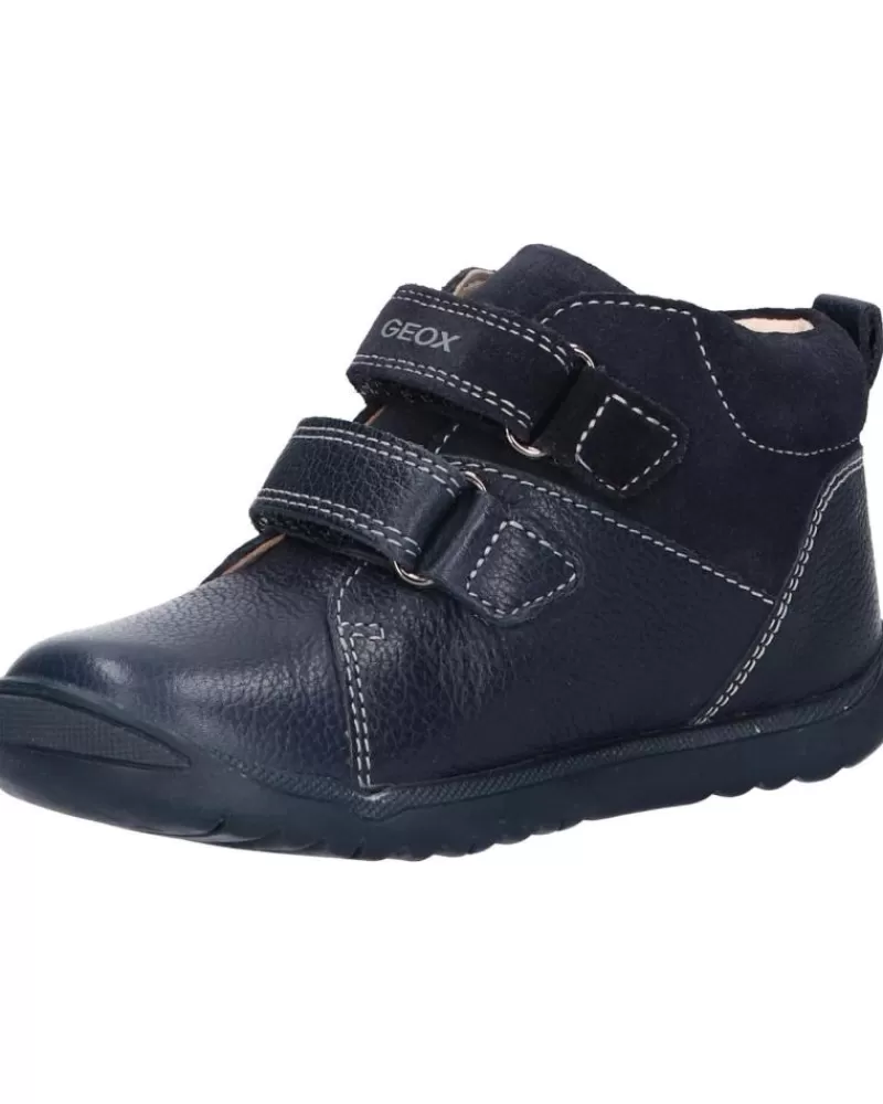 Boy GEOX Mid Boots-Boy Mid Boots B164Na 04622 B Macchia C4002 Navy