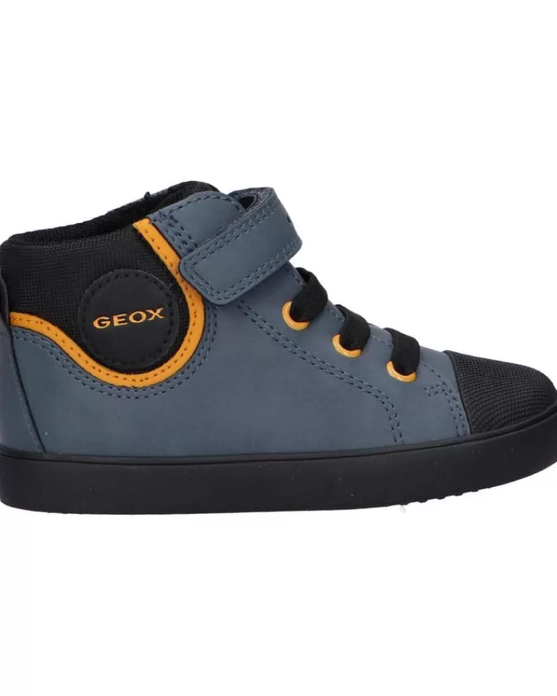 Boy GEOX Shoes-Boy Mid Boots B361Nb 0Mefu B Gisli C4B2V Avio-Yellow