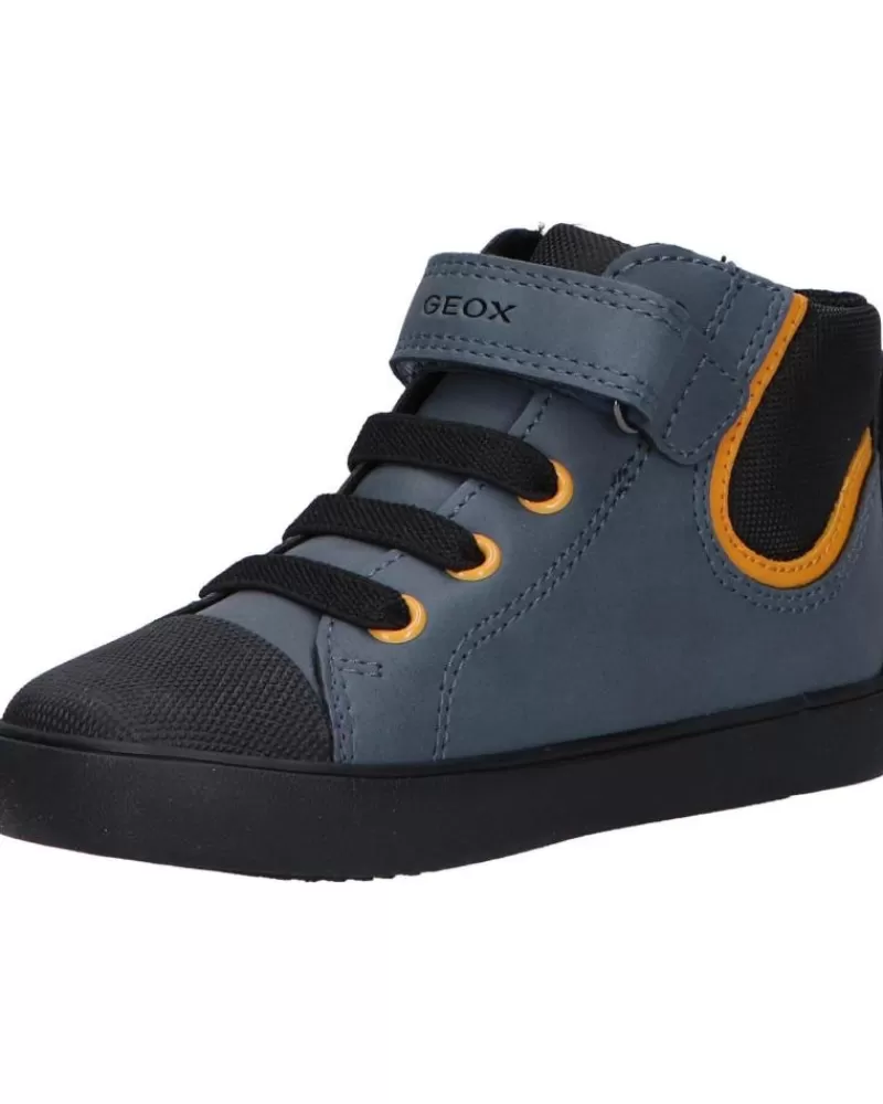 Boy GEOX Shoes-Boy Mid Boots B361Nb 0Mefu B Gisli C4B2V Avio-Yellow