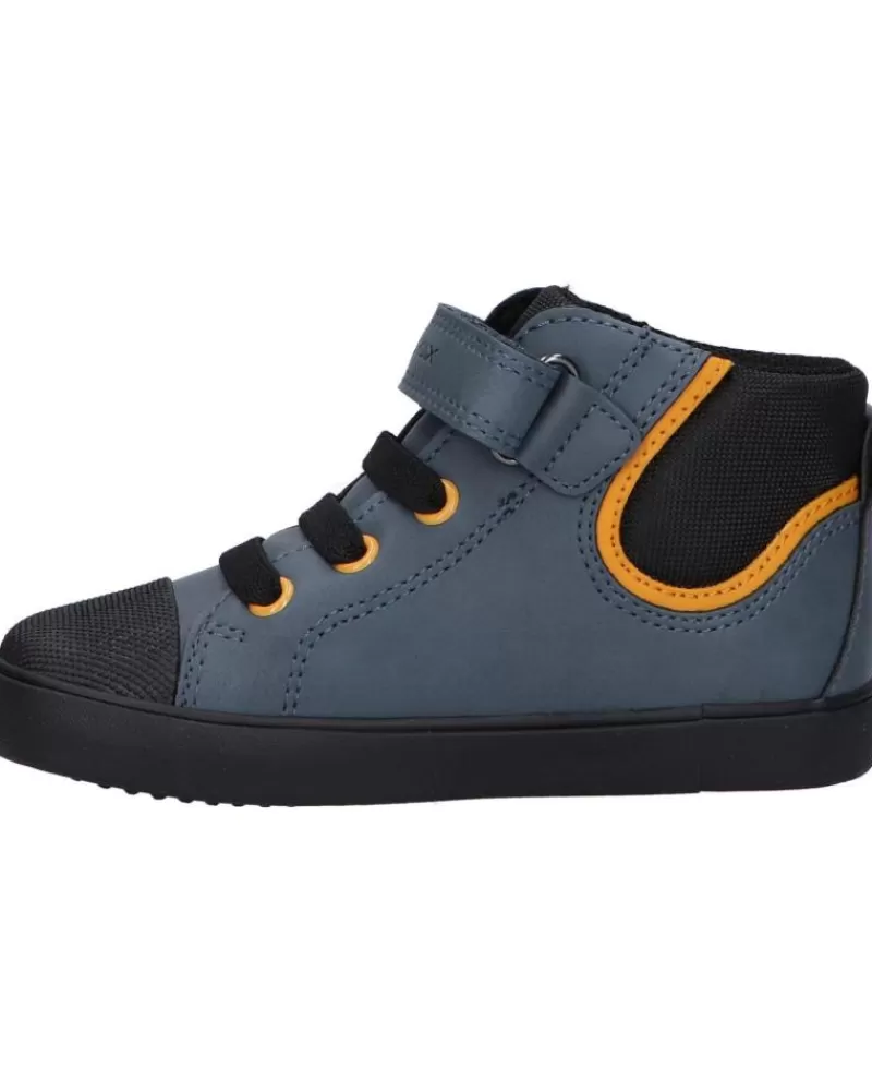 Boy GEOX Shoes-Boy Mid Boots B361Nb 0Mefu B Gisli C4B2V Avio-Yellow