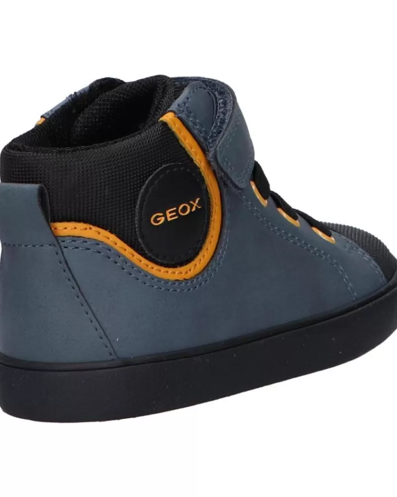 Boy GEOX Shoes-Boy Mid Boots B361Nb 0Mefu B Gisli C4B2V Avio-Yellow