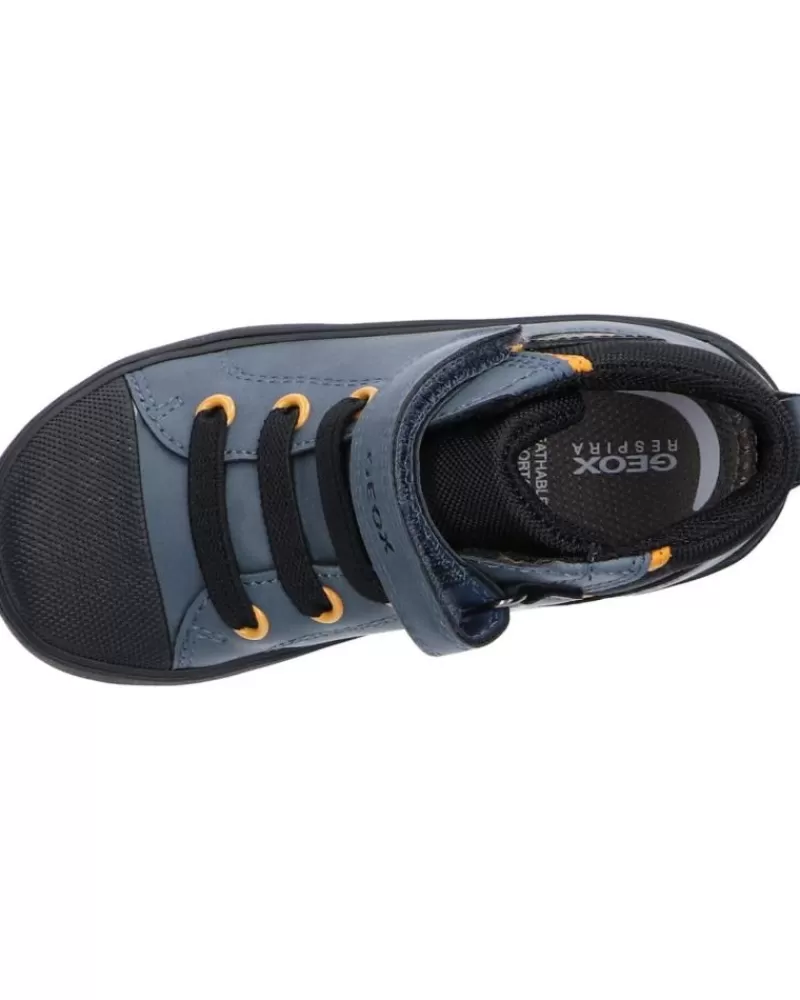 Boy GEOX Shoes-Boy Mid Boots B361Nb 0Mefu B Gisli C4B2V Avio-Yellow