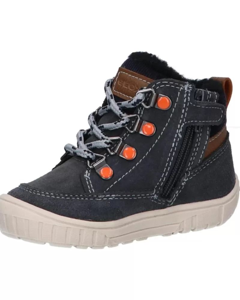 Boy GEOX Boots-Boy Mid Boots B Omar Boy Wpf A Azul