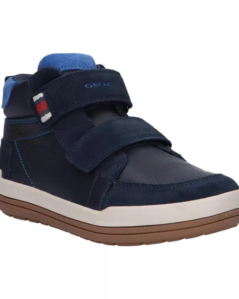 Boy GEOX Sports Shoes-Boy Mid Boots J26Esa 04622 J Charz C4226 Navy-Royal