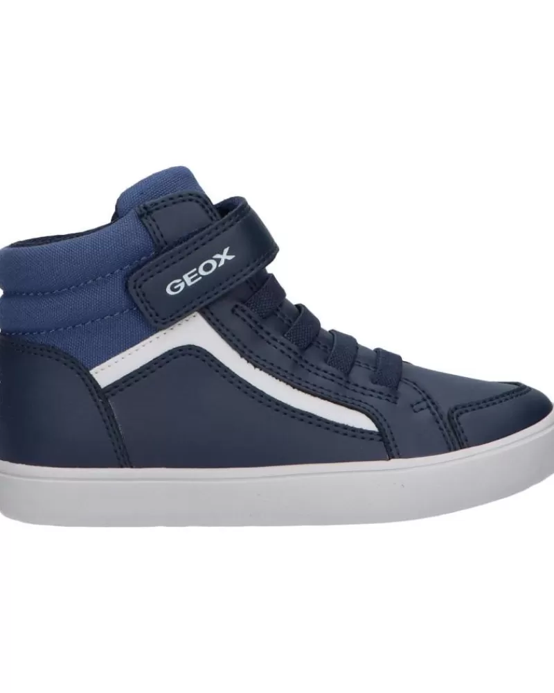 Boy GEOX Sports Shoes-Boy Mid Boots J365Cc 05410 J Gisli C0700 Navy-Avio