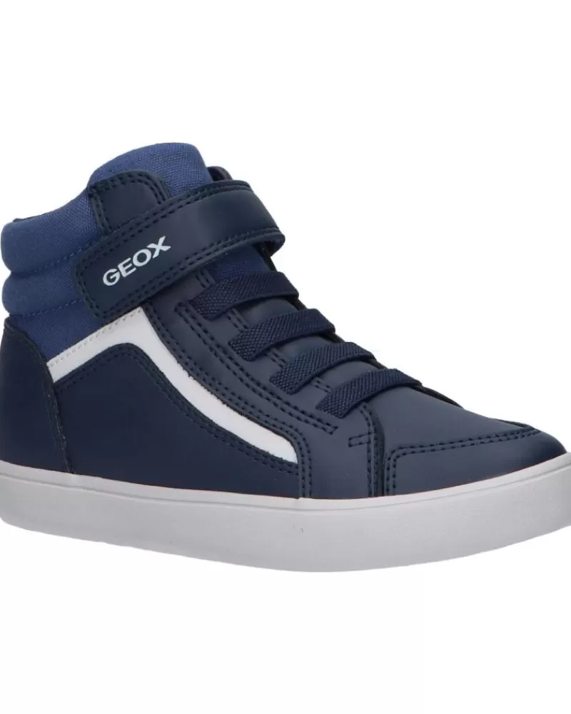 Boy GEOX Sports Shoes-Boy Mid Boots J365Cc 05410 J Gisli C0700 Navy-Avio
