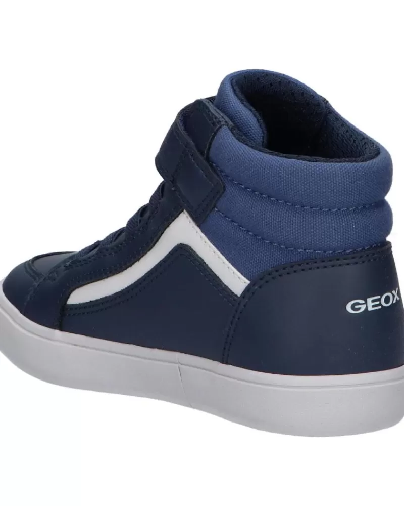 Boy GEOX Sports Shoes-Boy Mid Boots J365Cc 05410 J Gisli C0700 Navy-Avio