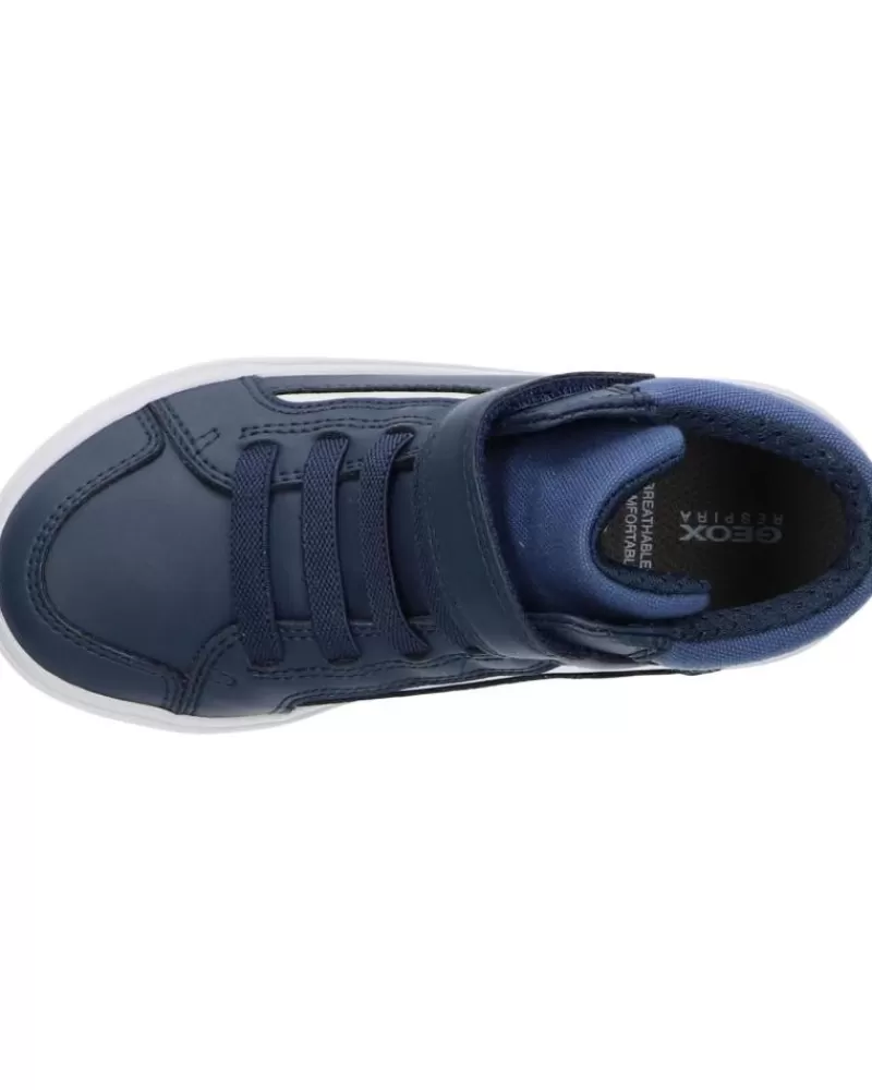 Boy GEOX Sports Shoes-Boy Mid Boots J365Cc 05410 J Gisli C0700 Navy-Avio