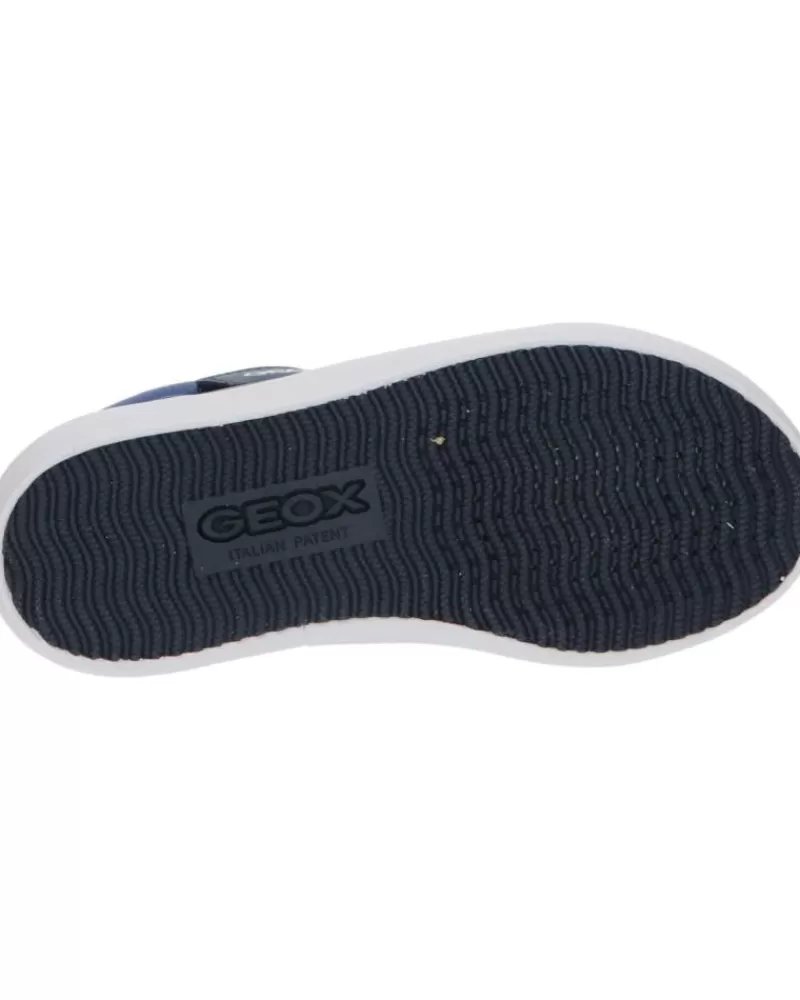 Boy GEOX Sports Shoes-Boy Mid Boots J365Cc 05410 J Gisli C0700 Navy-Avio
