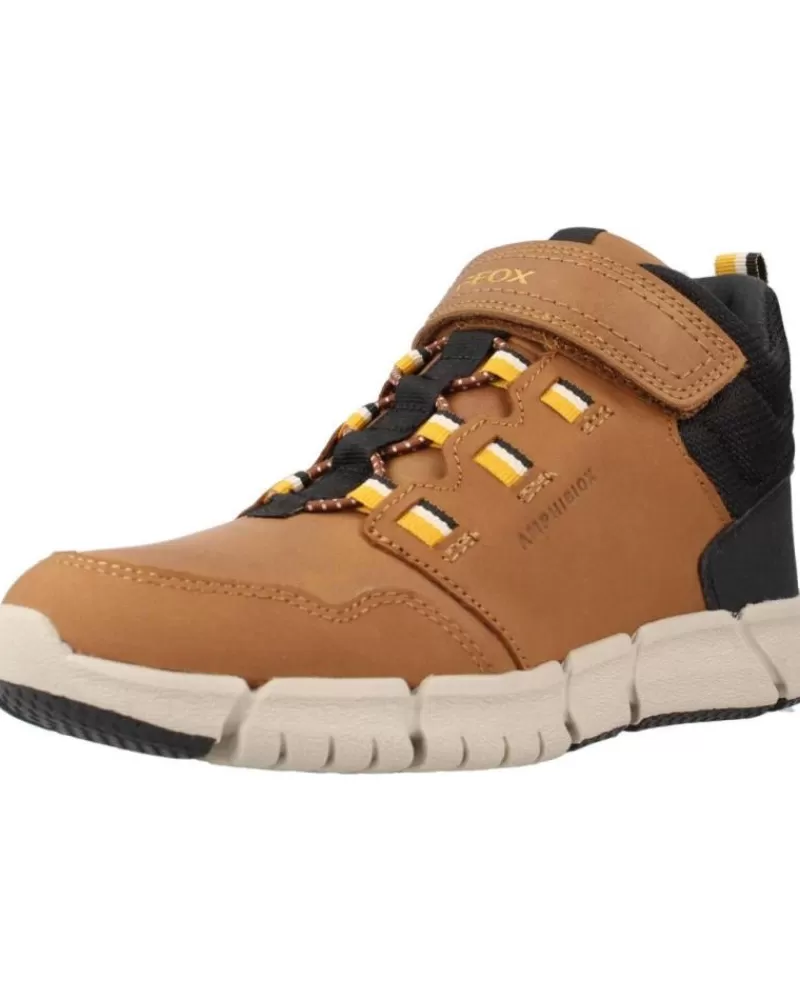 Boy GEOX Boots-Boy Mid Boots J Flexyper B Marron