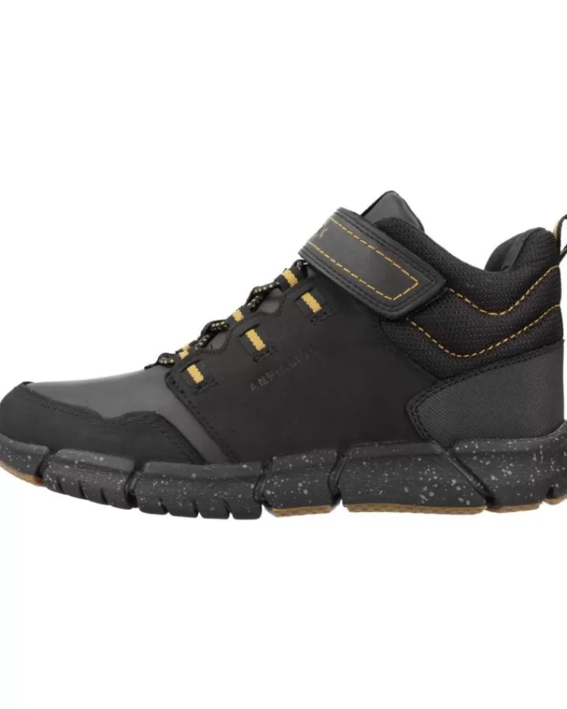 Boy GEOX Boots-Boy Mid Boots J Flexyper B Negro