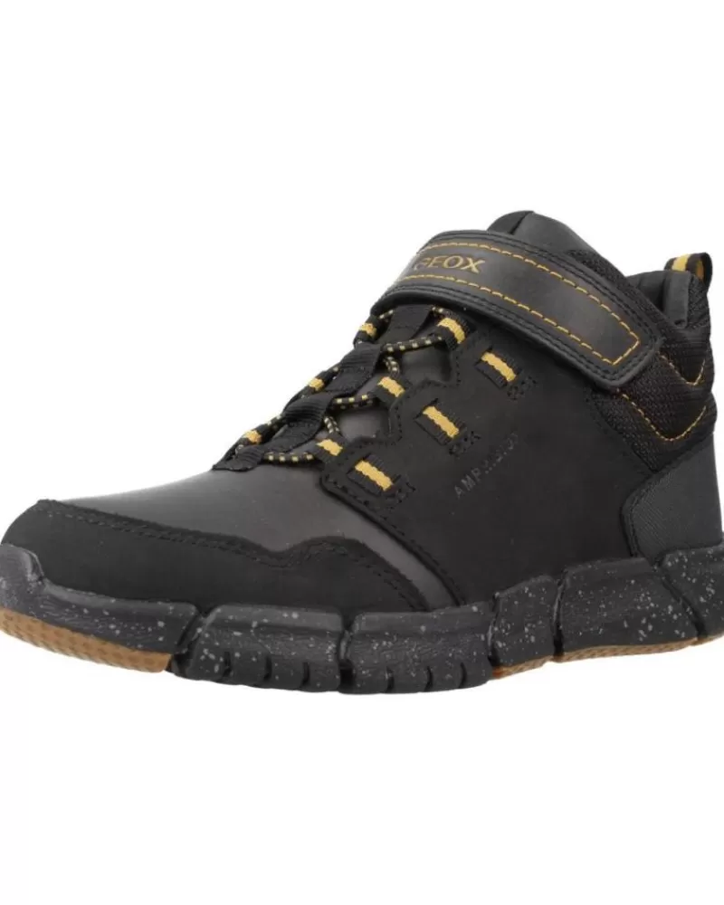 Boy GEOX Boots-Boy Mid Boots J Flexyper B Negro