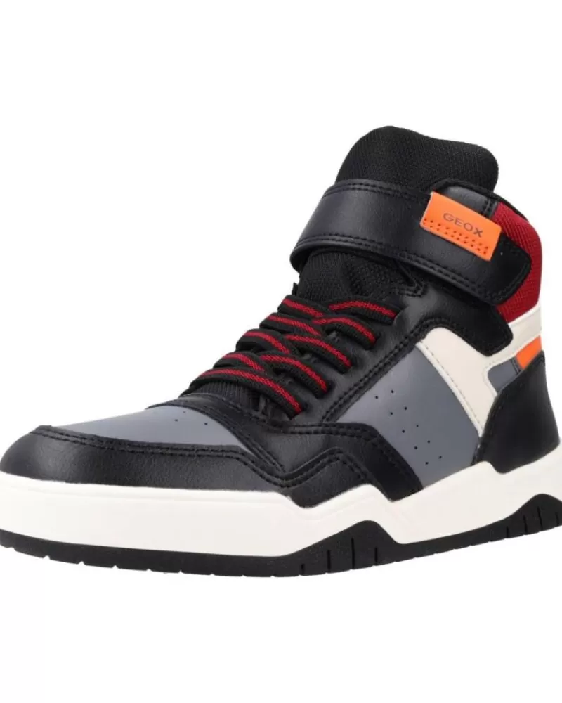 Boy GEOX Sports Shoes-Boy Mid Boots J Perth B F Gris