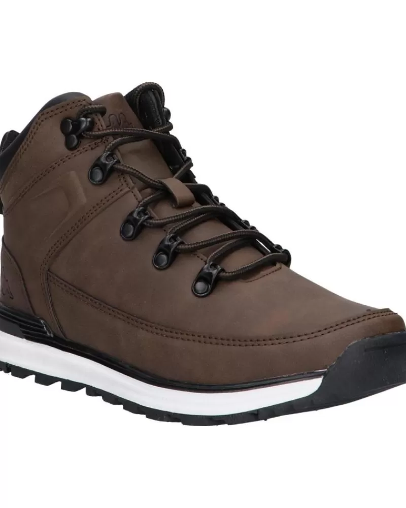 Boy KAPPA Sports Shoes-Boy Mid Boots 35197Lw Astos Jr Lace B73 Brown Dk-Black