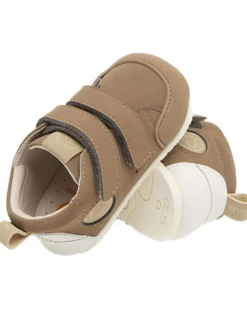 Boy MAYORAL Mid Boots-Boy Mid Boots Botin Respetuoso Bebe 42417 Camel