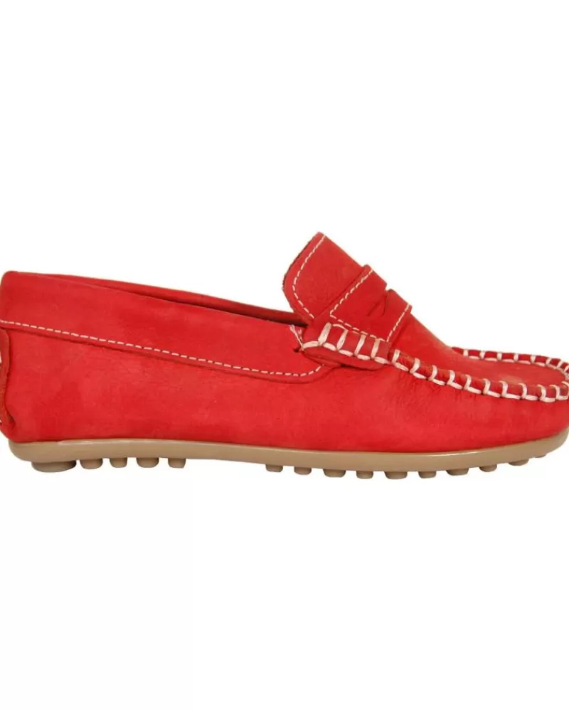 Boy GARATTI Moccasins-Boy Mocasines An0074 Rojo