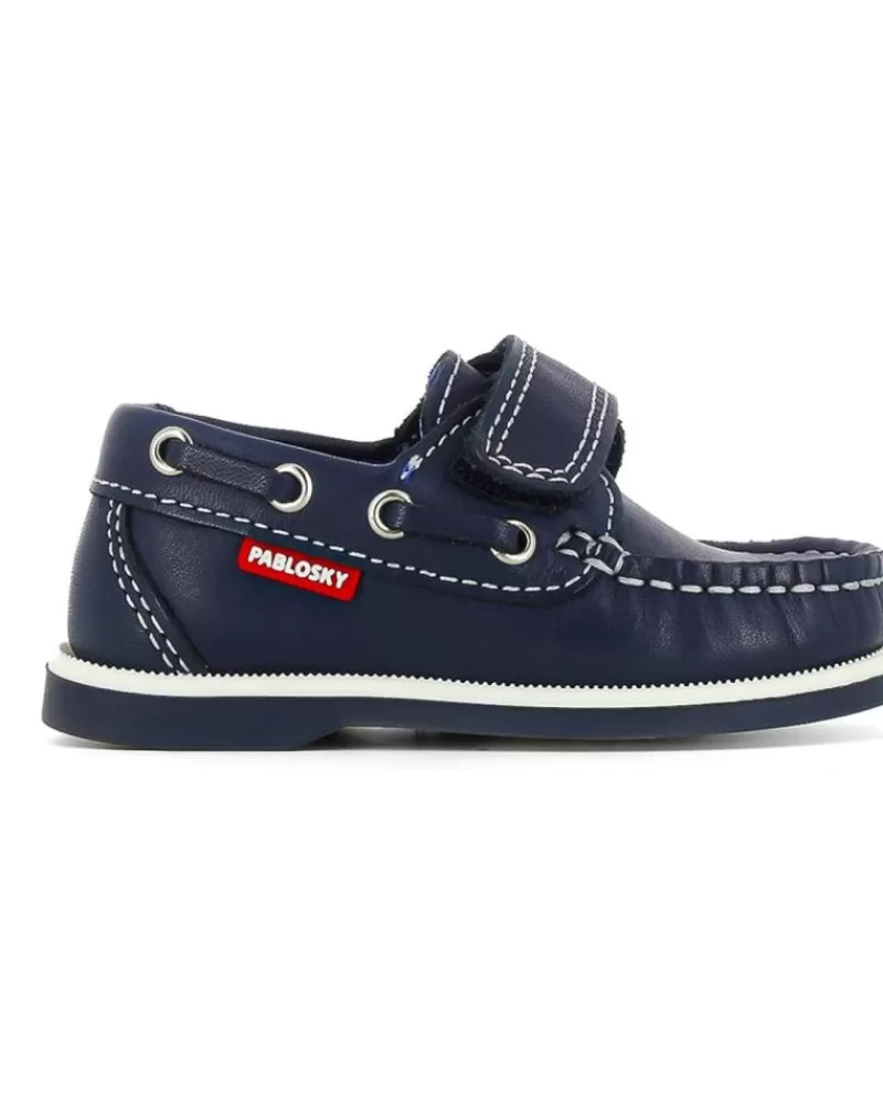 Boy PABLOSKY Moccasins-Boy Mocasines Mocasin Nautico Rider Marino