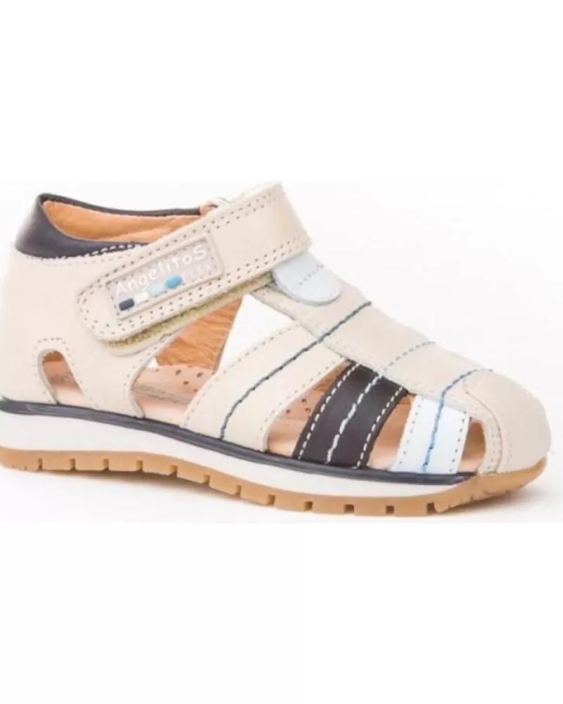 Boy ANGELITOS Sandals-Boy Sandals Sandalias 450 Sandalia Blanco