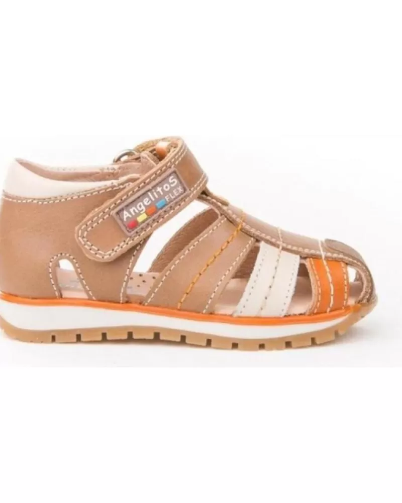 Boy ANGELITOS Sandals-Boy Sandals Sandalias 450 Sandalia Marron