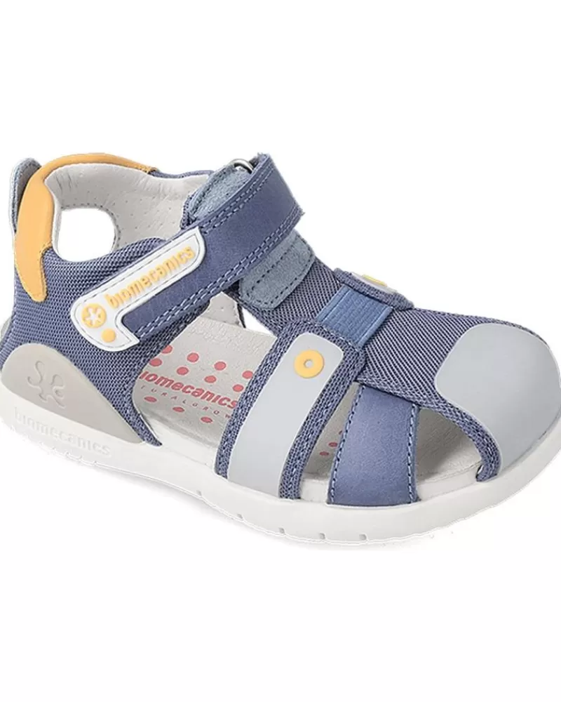 Boy BIOMECANICS Sandals-Boy Sandals Sandalias Piel 232260 Petrol