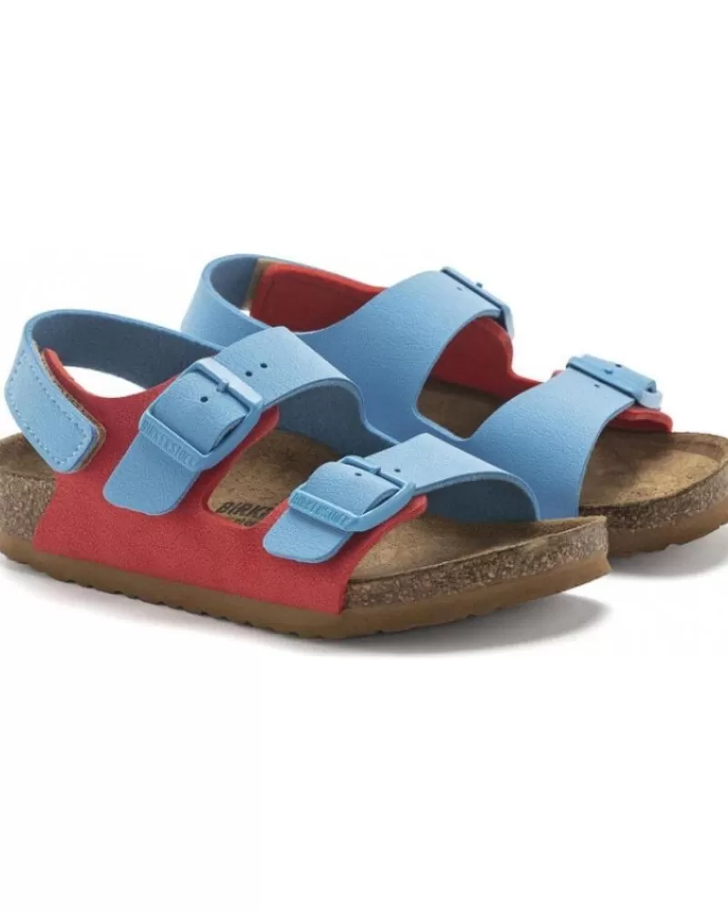 Boy BIRKENSTOCK Sandals-Boy Sandals Sandalias Palu Kids 1024386 Caramel-Blue