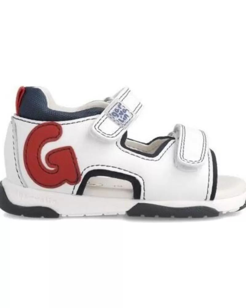 Boy GARVALIN Sandals-Boy Sandals Sauvage Blanco