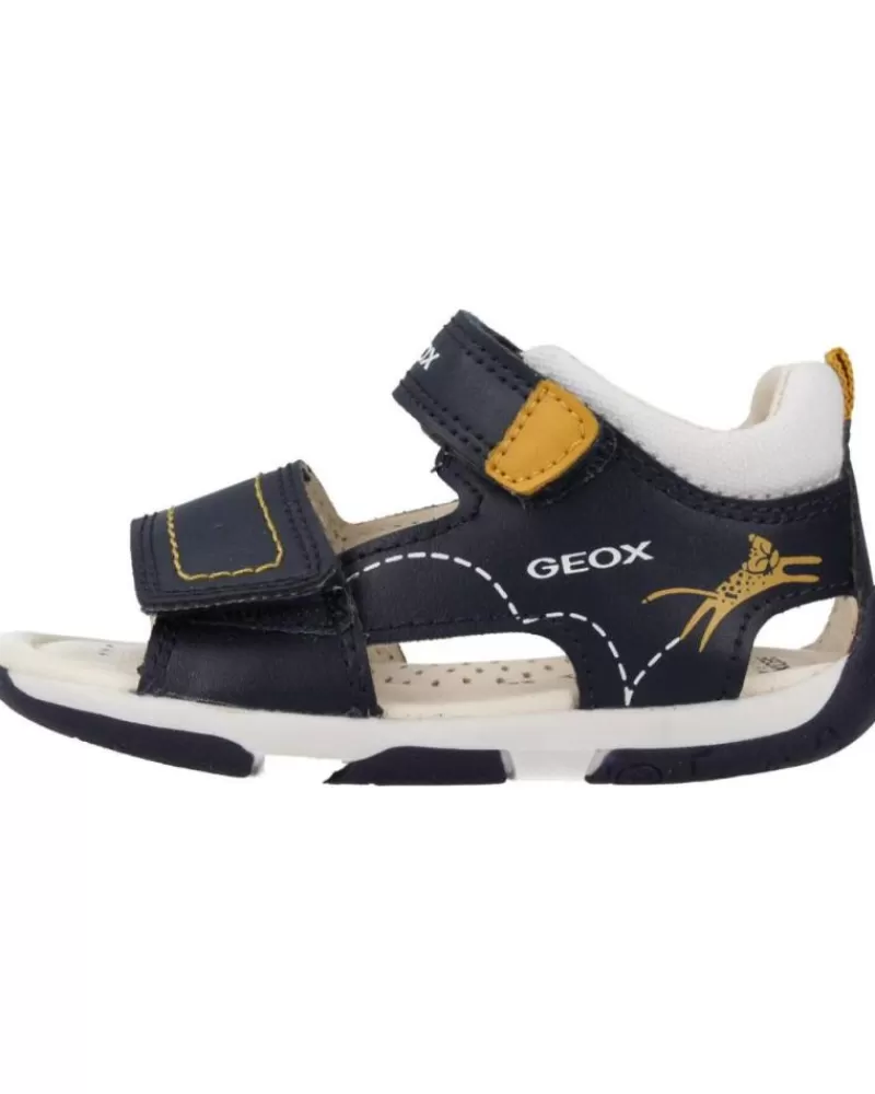 Boy GEOX Sandals-Boy Sandals B Sandal Tapuz Boy Azul