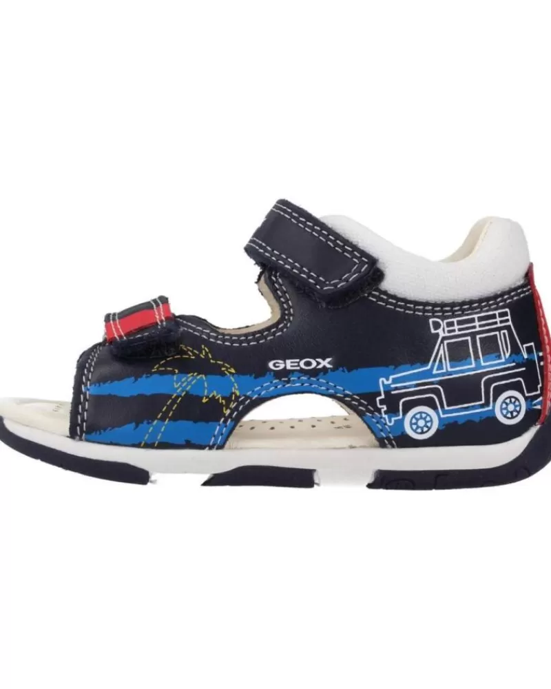 Boy GEOX Sandals-Boy Sandals B Sandal Tapuz Boy Azul