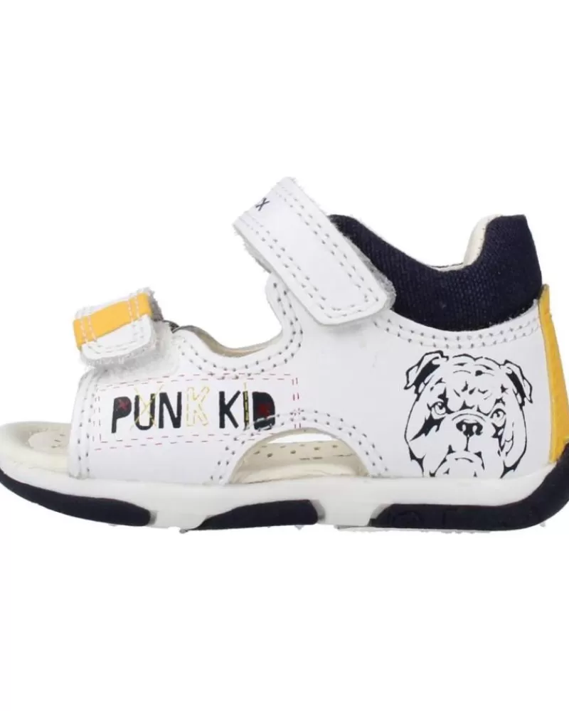 Boy GEOX Sandals-Boy Sandals B Sandal Tapuz Boy C Blanco