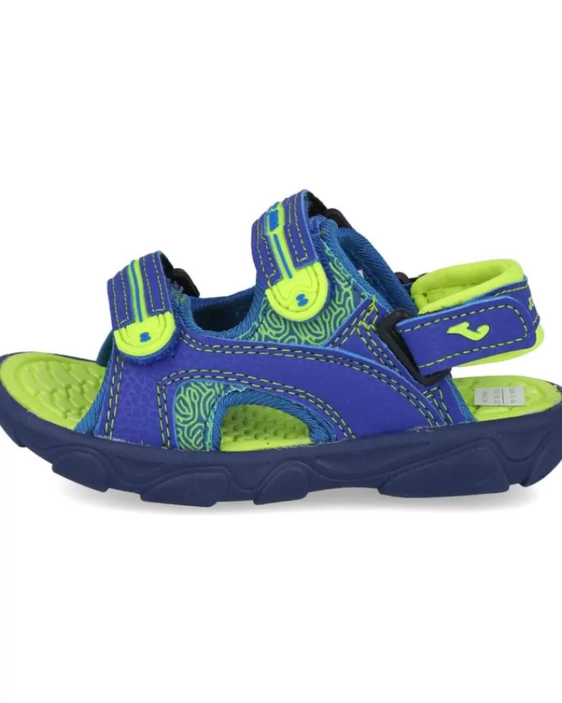 Boy JOMA Sandals-Boy Sandals Mds Ocean-Jr-2303 Sandalias Playa Azul-Verde