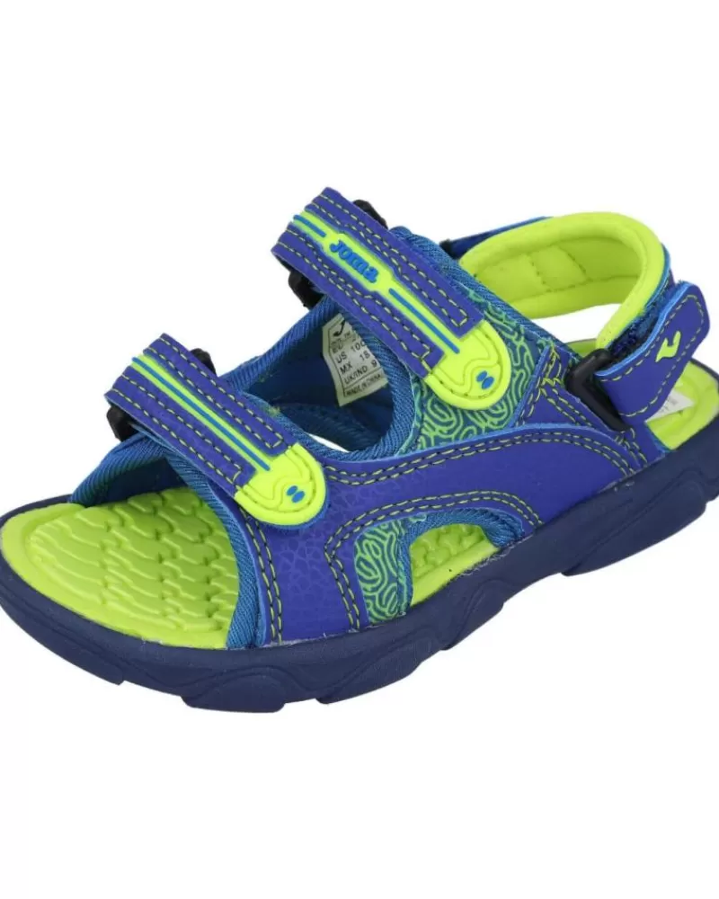 Boy JOMA Sandals-Boy Sandals Mds Ocean-Jr-2303 Sandalias Playa Azul-Verde