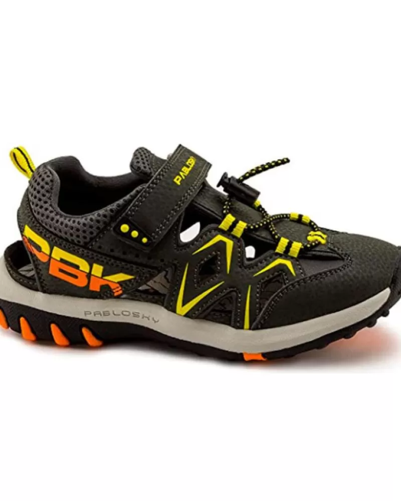 Boy PABLOSKY Sandals-Boy Sandals Sandalia Punta Cerrada Gris