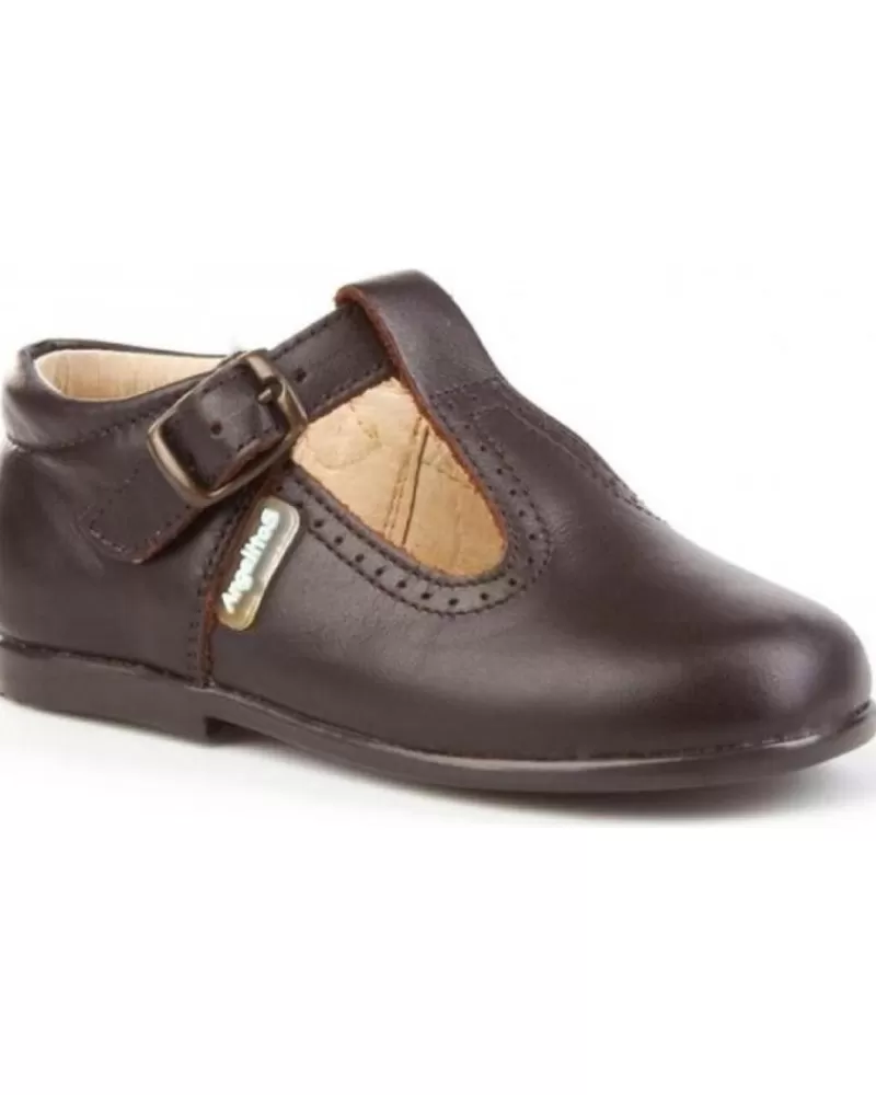 Boy ANGELITOS Shoes-Boy Shoes Sandalias 503 Marron