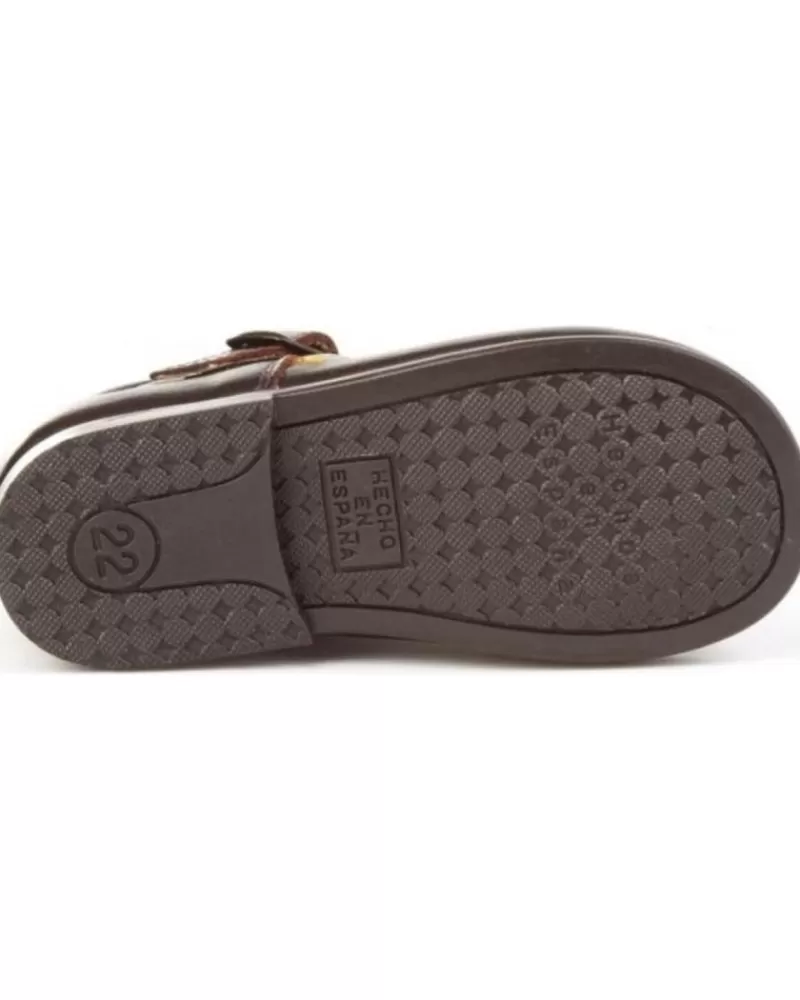 Boy ANGELITOS Shoes-Boy Shoes Sandalias 503 Marron