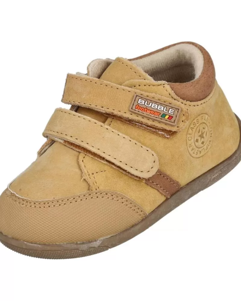 Boy BUBBLE BOBBLE Shoes-Boy Shoes Bubble Kids C363 Botas Piel Bebe Camel