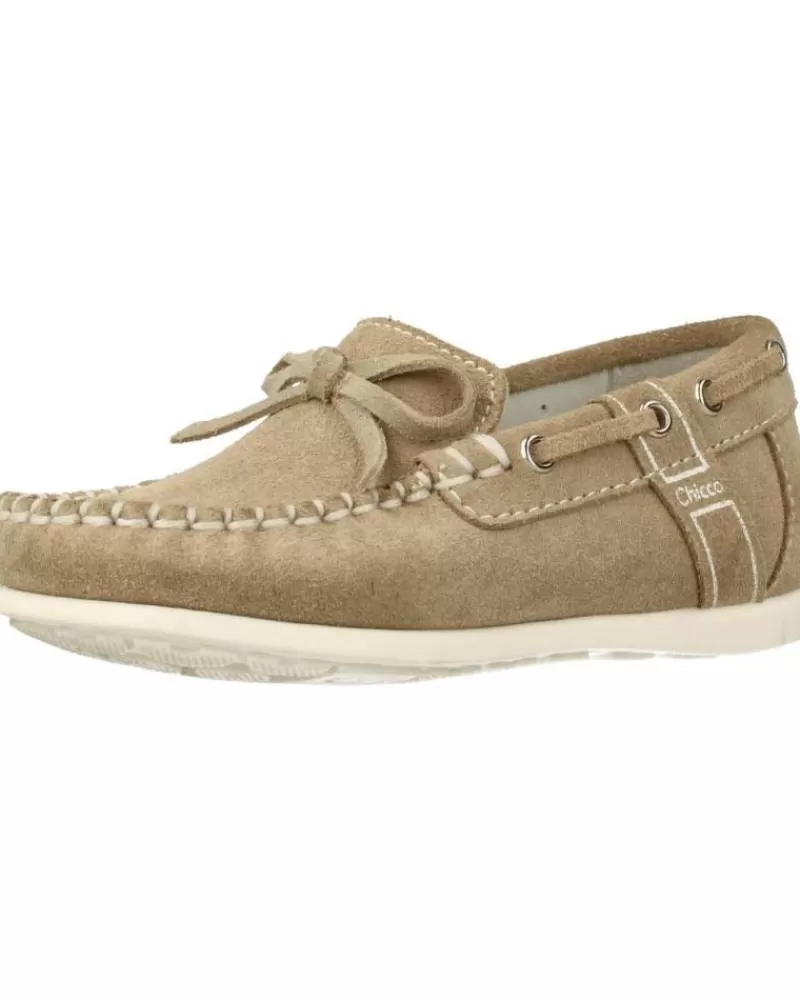 Boy CHICCO Boat Shoes-Boy Shoes Carlito Marron Claro