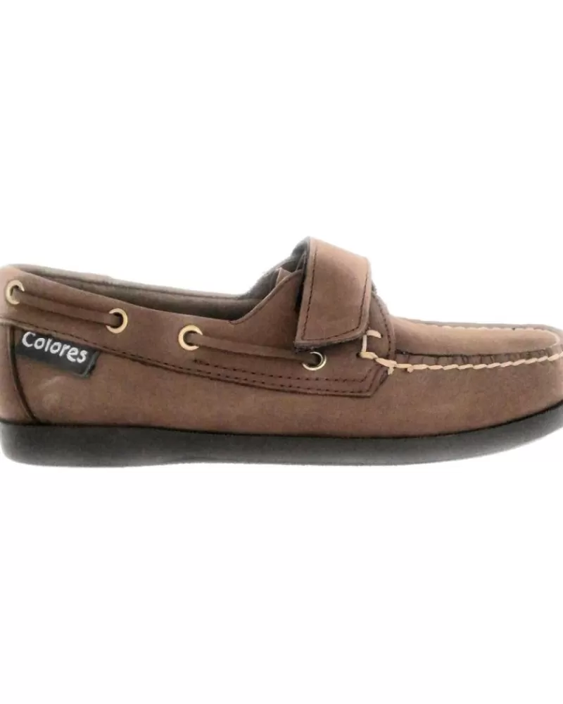 Boy COLORES Shoes-Boy Shoes Nauticos 1491106 Marron