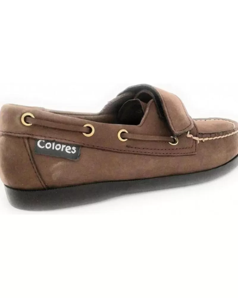 Boy COLORES Shoes-Boy Shoes Nauticos 1491106 Marron