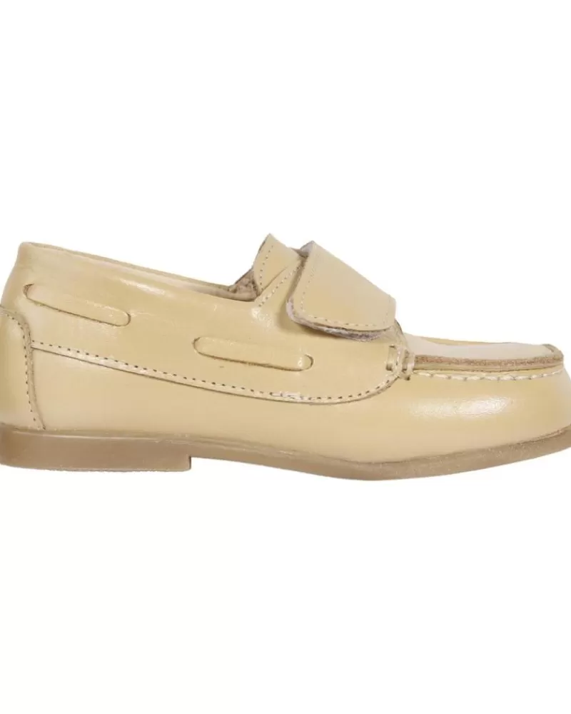 Boy GARATTI Boat Shoes-Boy Shoes Pr0049 Camel