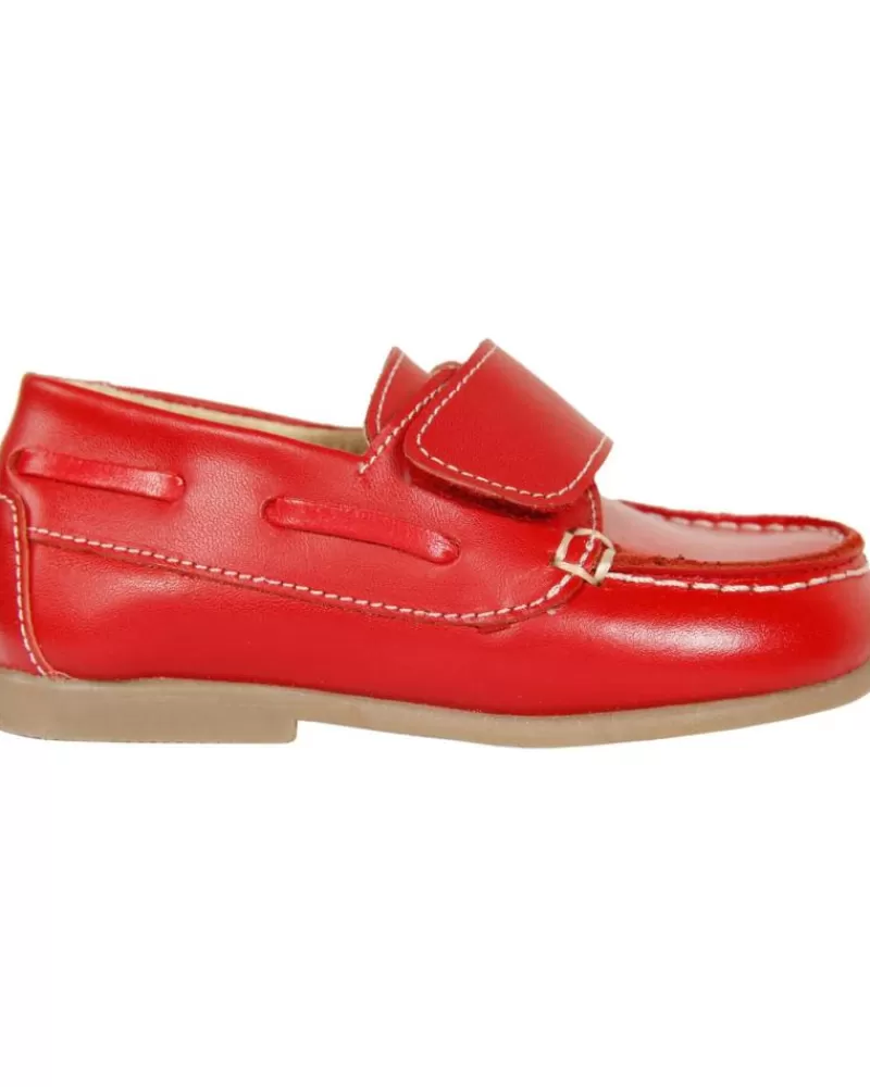 Boy GARATTI Boat Shoes-Boy Shoes Pr0049 Red