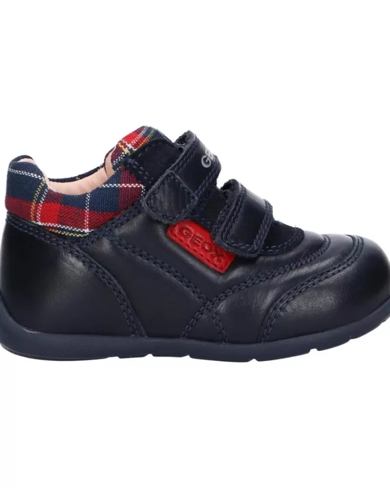 Boy GEOX Shoes-Boy Shoes B0450A 08522 B Kaytan C4021 Dk Navy