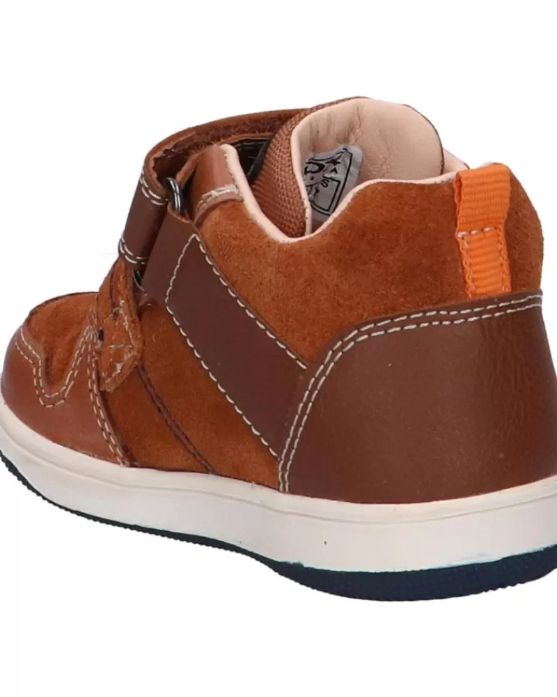 Boy GEOX Shoes-Boy Shoes B161La 022Me B New Flick Boy C0947 Brown-Navy