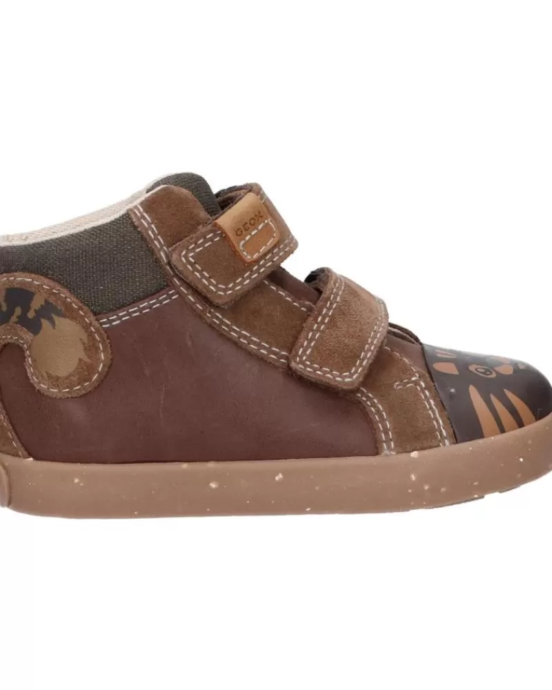 Boy GEOX Shoes-Boy Shoes B26A7A 022Cl B Kilwi C6215 Brown-Dk