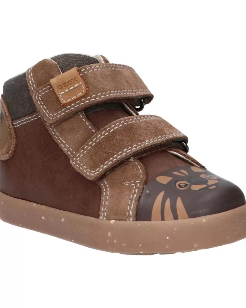 Boy GEOX Shoes-Boy Shoes B26A7A 022Cl B Kilwi C6215 Brown-Dk