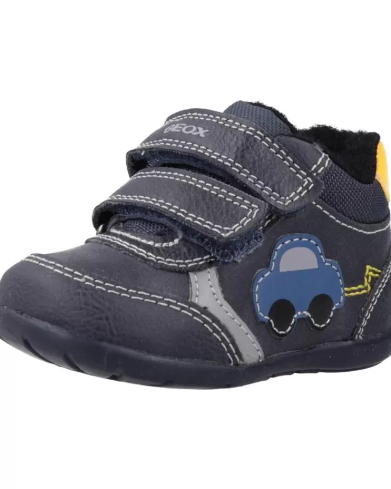 Boy GEOX Shoes-Boy Shoes B Elthan Boy Gris