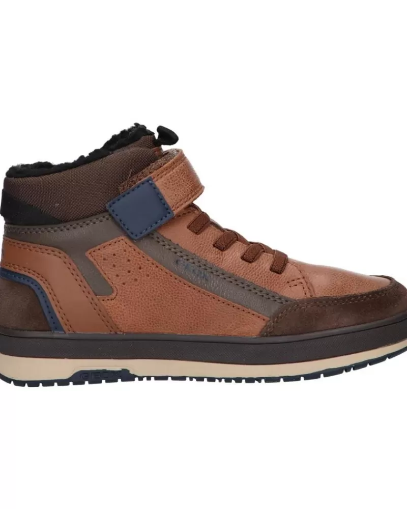 Boy GEOX Shoes-Boy Shoes J04Cxb 0Mwbu J Astuto Boy C0696 Lt Brown-Brown