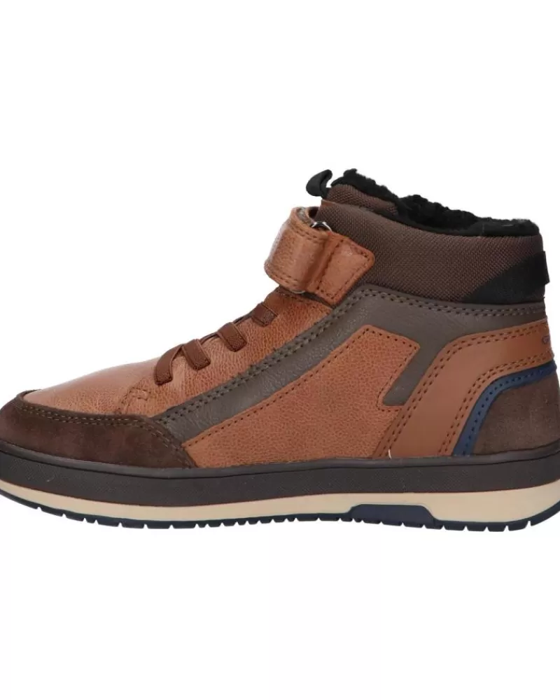 Boy GEOX Shoes-Boy Shoes J04Cxb 0Mwbu J Astuto Boy C0696 Lt Brown-Brown