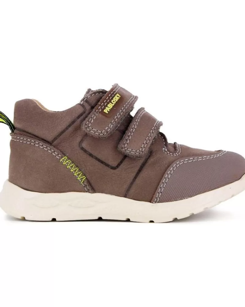 Boy PABLOSKY Shoes-Boy Shoes Botita Velcros Marron