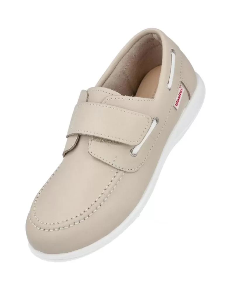 Boy TITANITOS Boat Shoes-Boy Shoes T660A10148 Nauticos Nino Beig