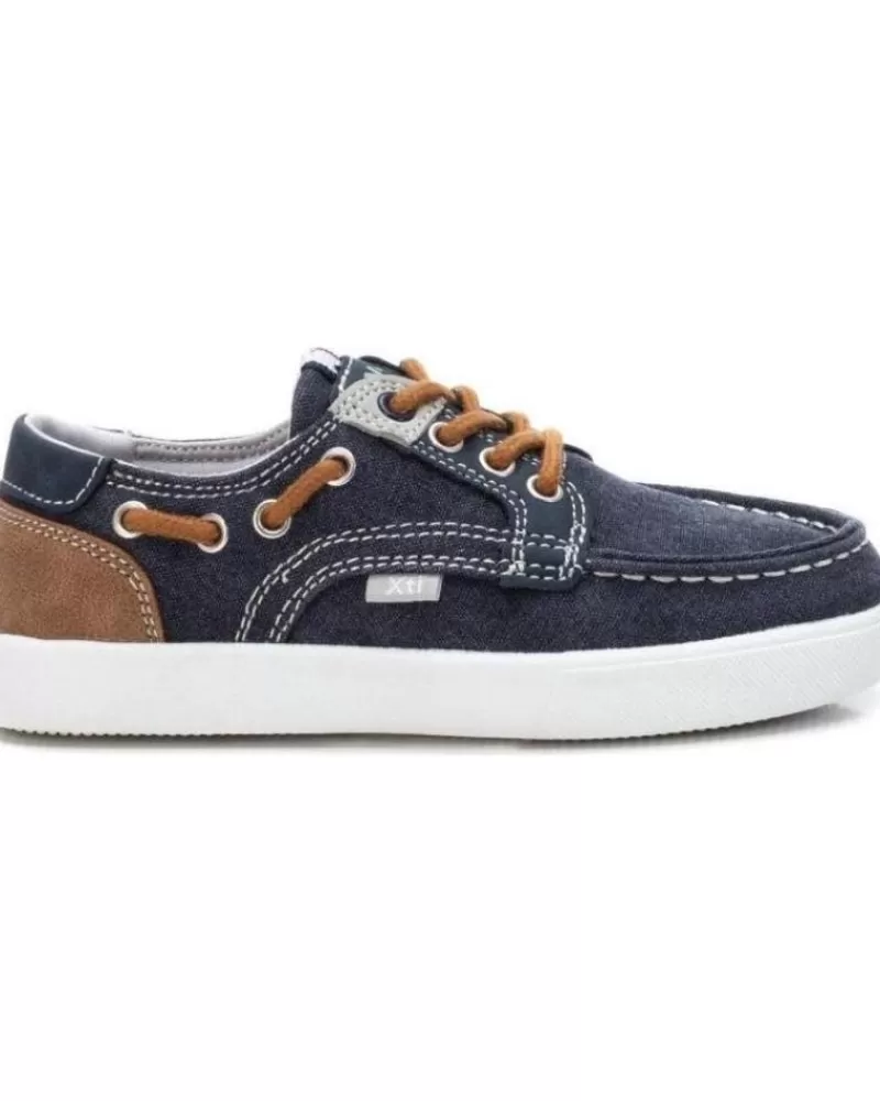 Boy XTI Boat Shoes-Boy Shoes 057952 Navy